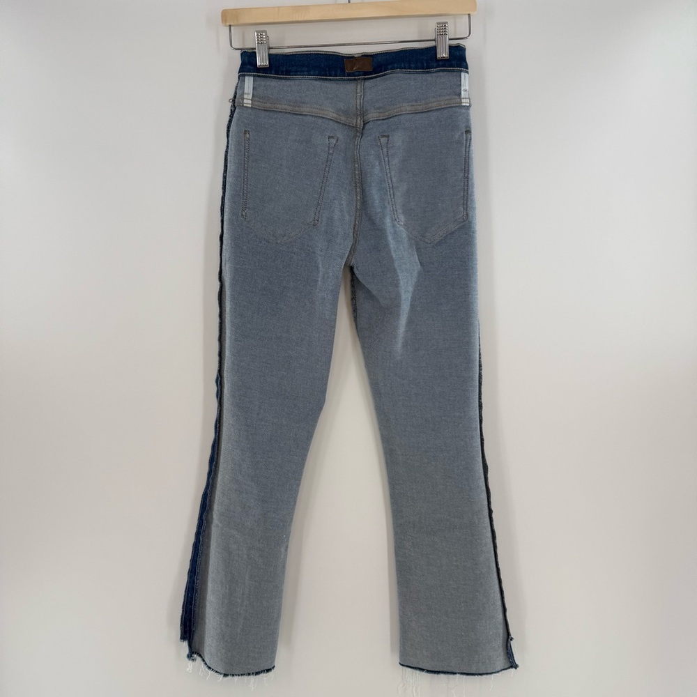 NWT MOTHER The Insider Crop Step Fray Work Hard Play Hard Size 26 - Picture 3 of 14